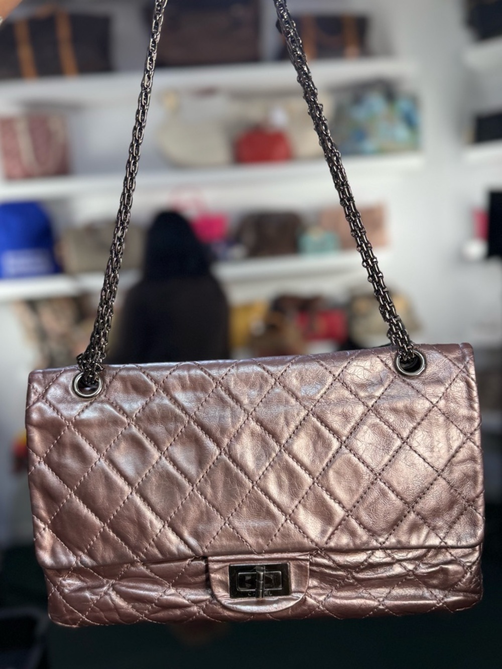 $13,800 CHANEL ROSE GOLD BAG